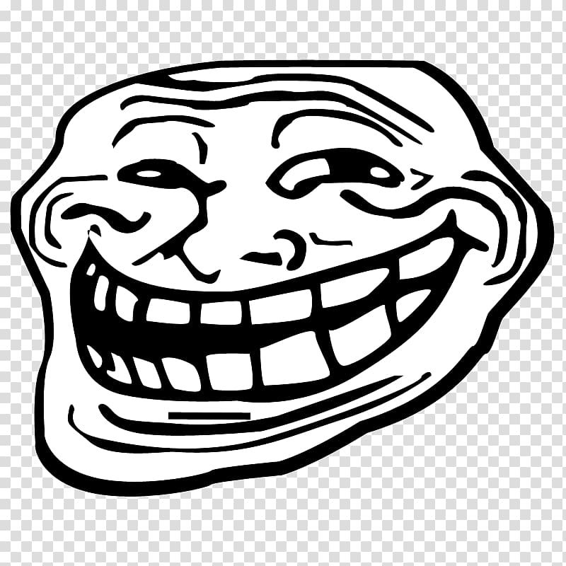 Trollface Internet troll Rage comic, trolls transparent background PNG  clipart