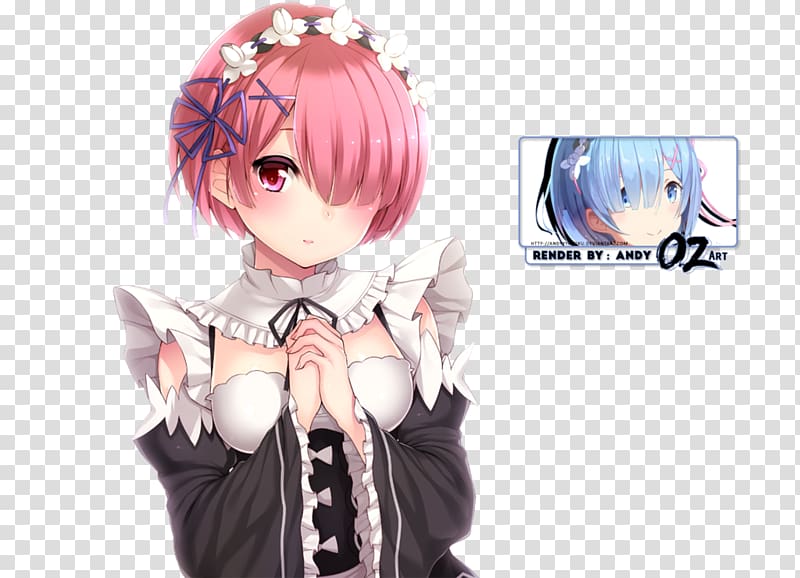 Re:Zero − Starting Life in Another World Desktop 1080p RAM, Anime transparent background PNG clipart