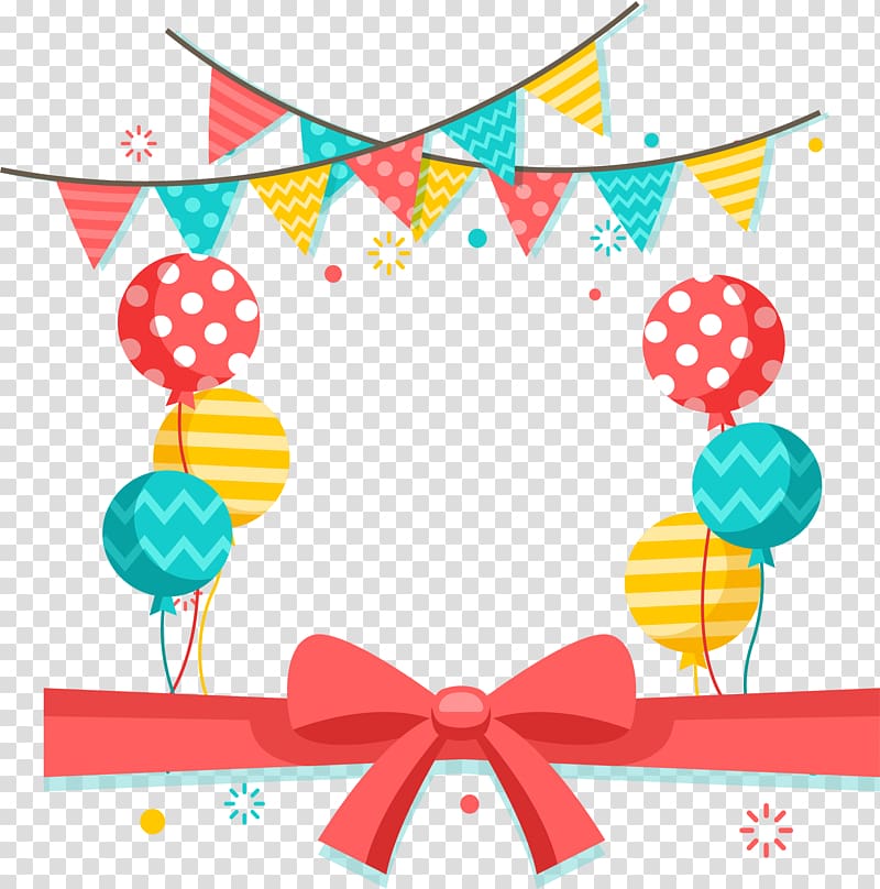 flaglet , Birthday cake Happy Birthday to You Party Gift, Rave party flag transparent background PNG clipart