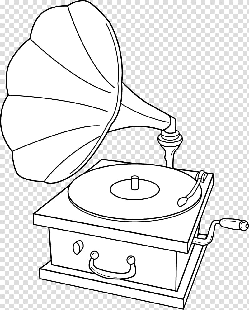 Phonograph record Coloring book , gramophone transparent background PNG clipart