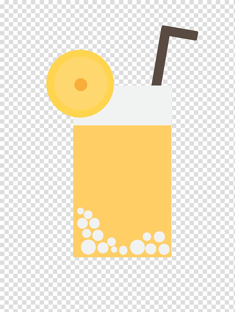 Orange juice Drink, Creative hand-painted orange juice transparent background PNG clipart