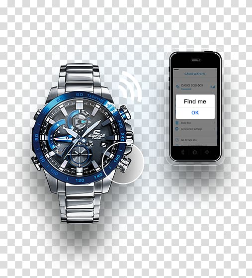 Casio Edifice EQB-800DB Watch, watch transparent background PNG clipart