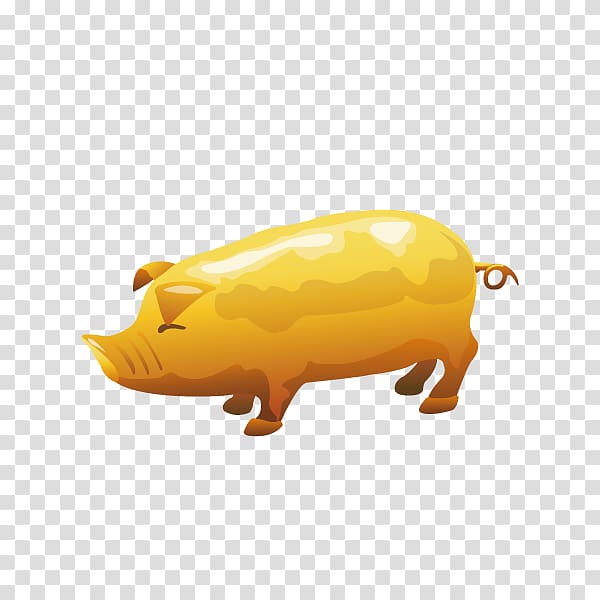 Domestic pig , daily supplies,Golden Pig,piggy bank transparent background PNG clipart