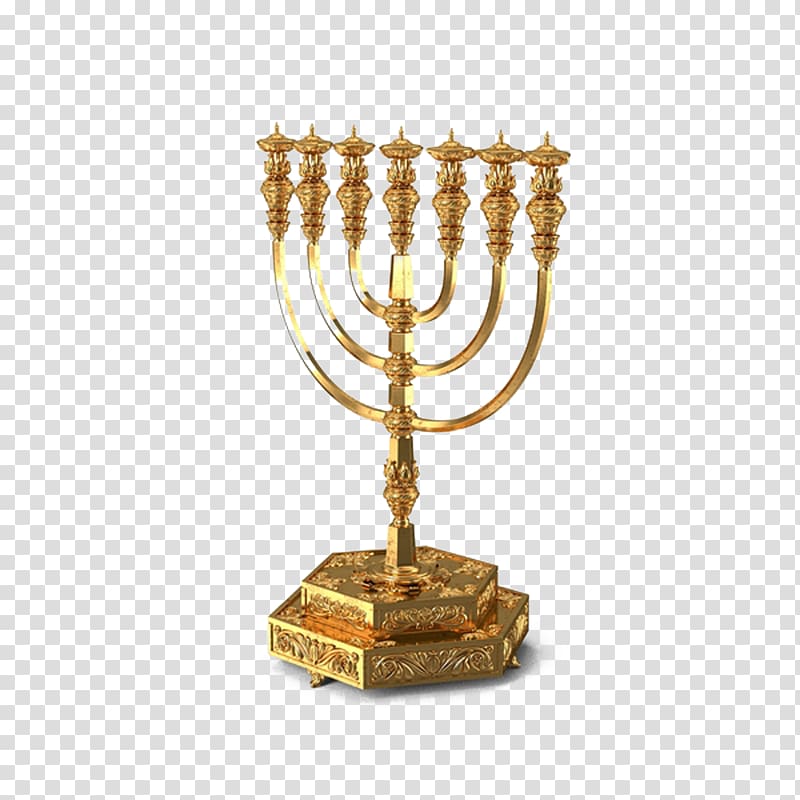 Temple in Jerusalem Menorah Candlestick, Temple candlestick transparent background PNG clipart