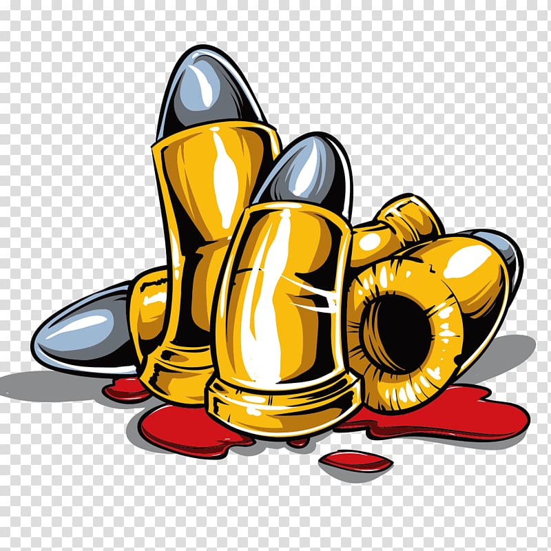 four yellow-and-gray bullets illustration, Bullet Tattoo Drawing, Bullets T-shirt fashion design transparent background PNG clipart