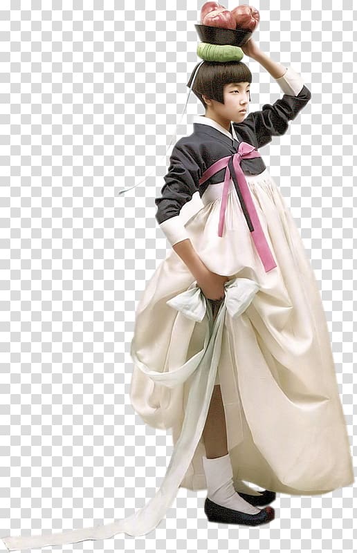 South Korea Hanbok Vogue Model , model transparent background PNG clipart