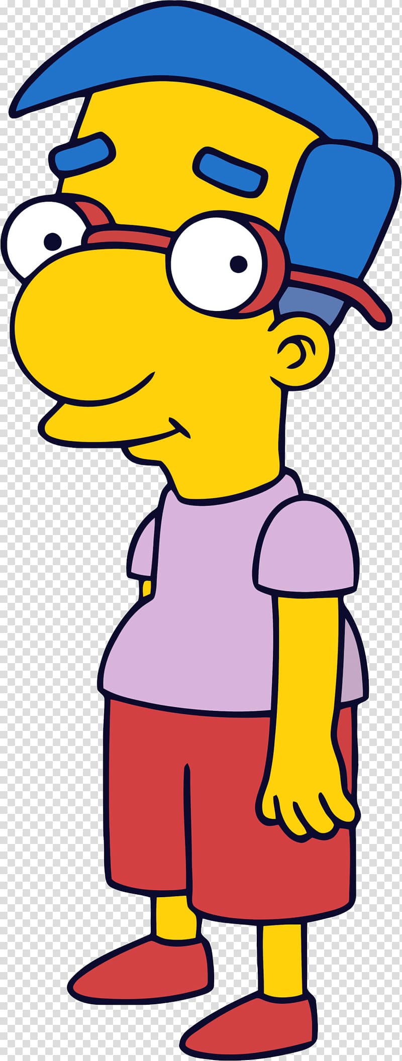 The Simpsons character, Milhouse Van Houten Homer Simpson Bart Simpson Maggie Simpson Krusty the Clown, Bart Simpson transparent background PNG clipart
