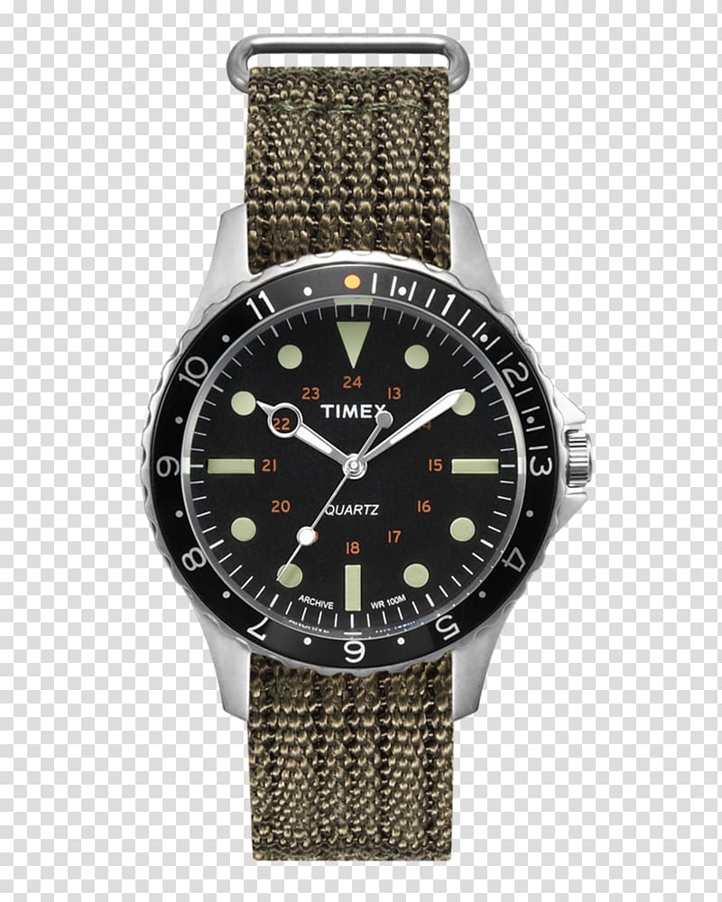 Timex Group USA, Inc. Diving watch Rolex Submariner Strap, watch transparent background PNG clipart