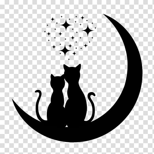 Cat Kitten Silhouette Drawing, Cat transparent background PNG clipart