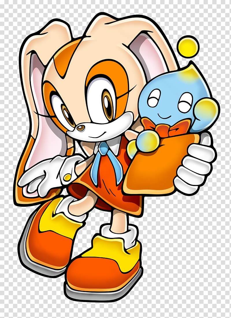 Cream the Rabbit Sonic Advance 2 Vanilla the Rabbit Sonic Heroes Chao, rabbit transparent background PNG clipart