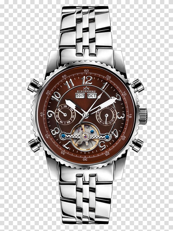 Automatic watch Silver Clock Pilgrim Aidin, watch transparent background PNG clipart