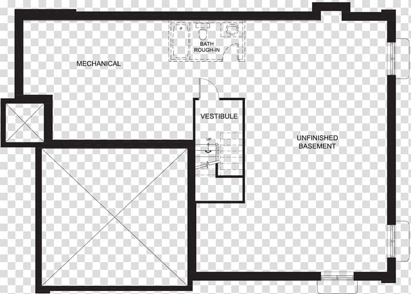 Basement Floor plan, Distinct Homes Inc transparent background PNG clipart