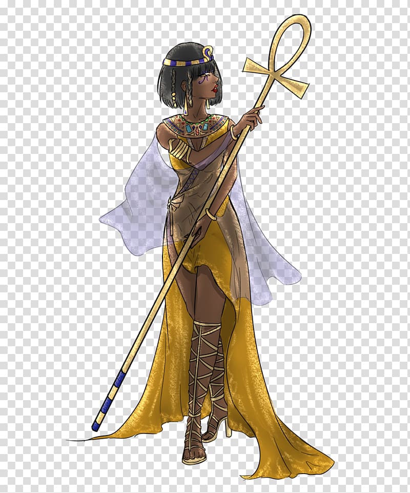 Weapon Spear Character Costume design Fiction, Pharaoh Cleopatra transparent background PNG clipart