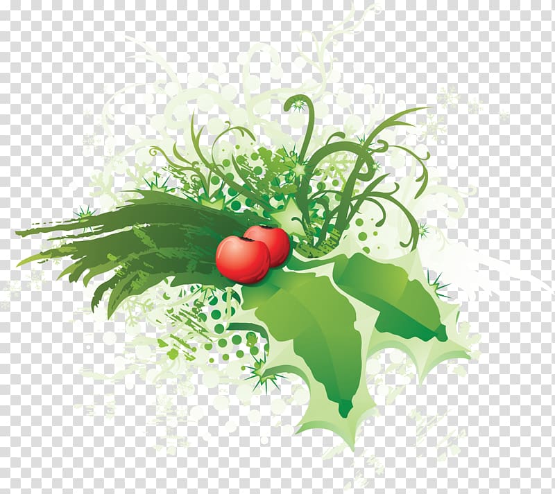 Christmas Santa Claus , HOLLY transparent background PNG clipart