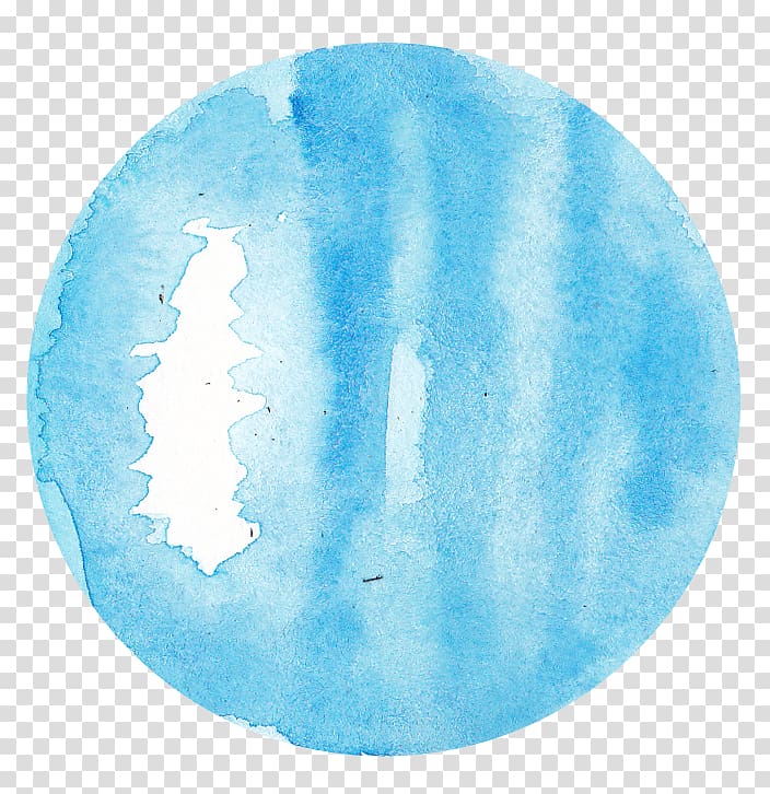 Uranus Aquarius Watercolor painting Astrology Planet, urausu transparent background PNG clipart