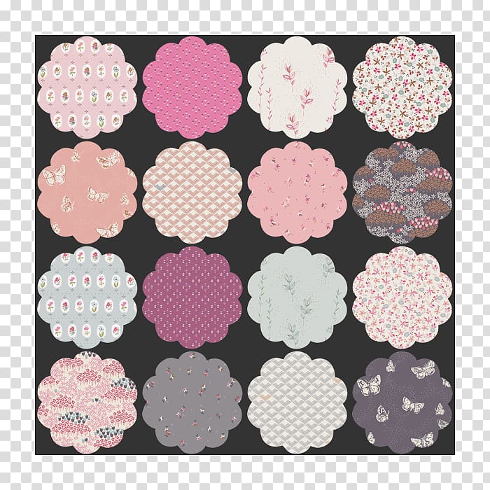 Two pounds Coin Palette, cotton material transparent background PNG clipart