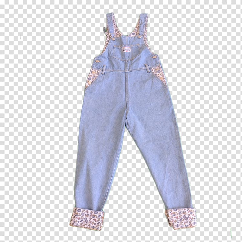 Jeans Tracksuit Denim Overall Vintage clothing, jeans transparent background PNG clipart