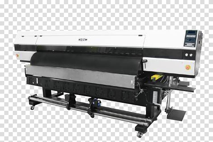 Wide-format printer Digital textile printing Dye-sublimation printer, printer transparent background PNG clipart