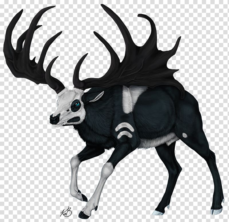 The Endless Forest Reindeer Character, angry black bear 2 legs transparent background PNG clipart