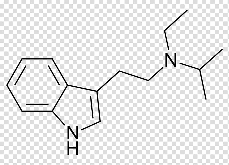 N,N-Dimethyltryptamine 5-MeO-DMT Structure Diethyltryptamine, try transparent background PNG clipart