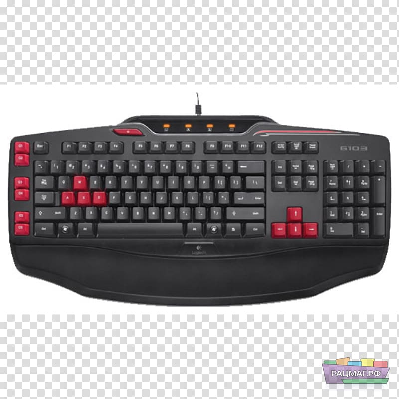 Computer keyboard Logitech Computer mouse QWERTY, pc mouse transparent background PNG clipart