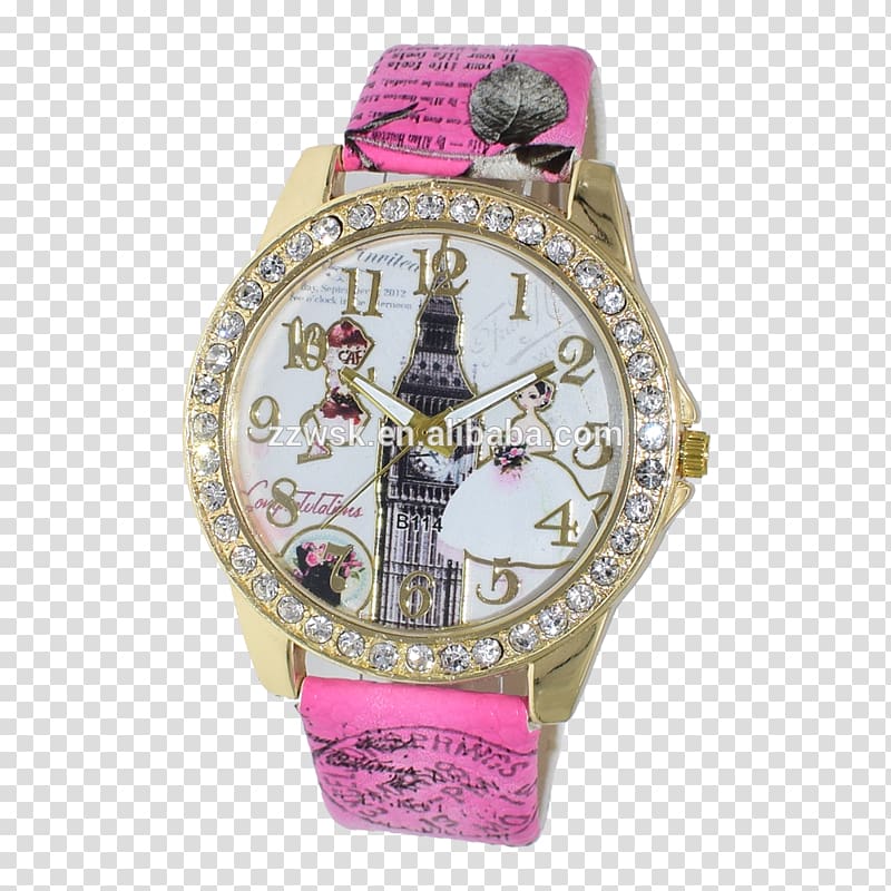 Watch strap Quartz clock Fashion, watch transparent background PNG clipart