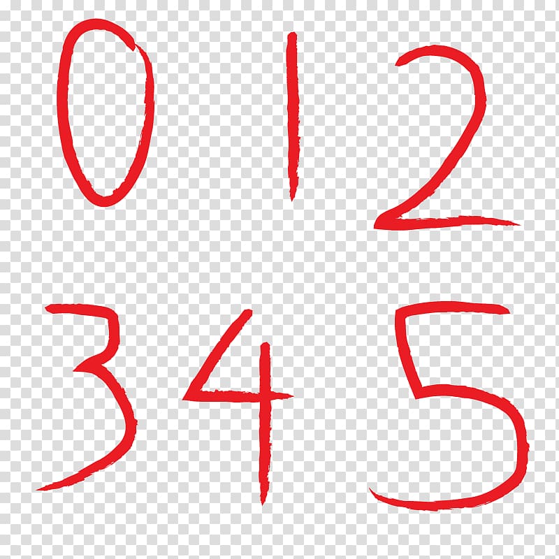 Line Point Number Angle, handwritten numbers transparent background PNG clipart