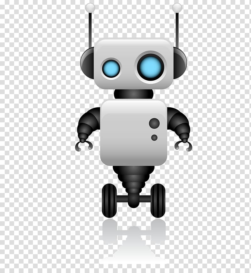 black and gray robot illustration, Robotics Fractal Foreign Exchange Market Artificial intelligence, Tech robot material transparent background PNG clipart