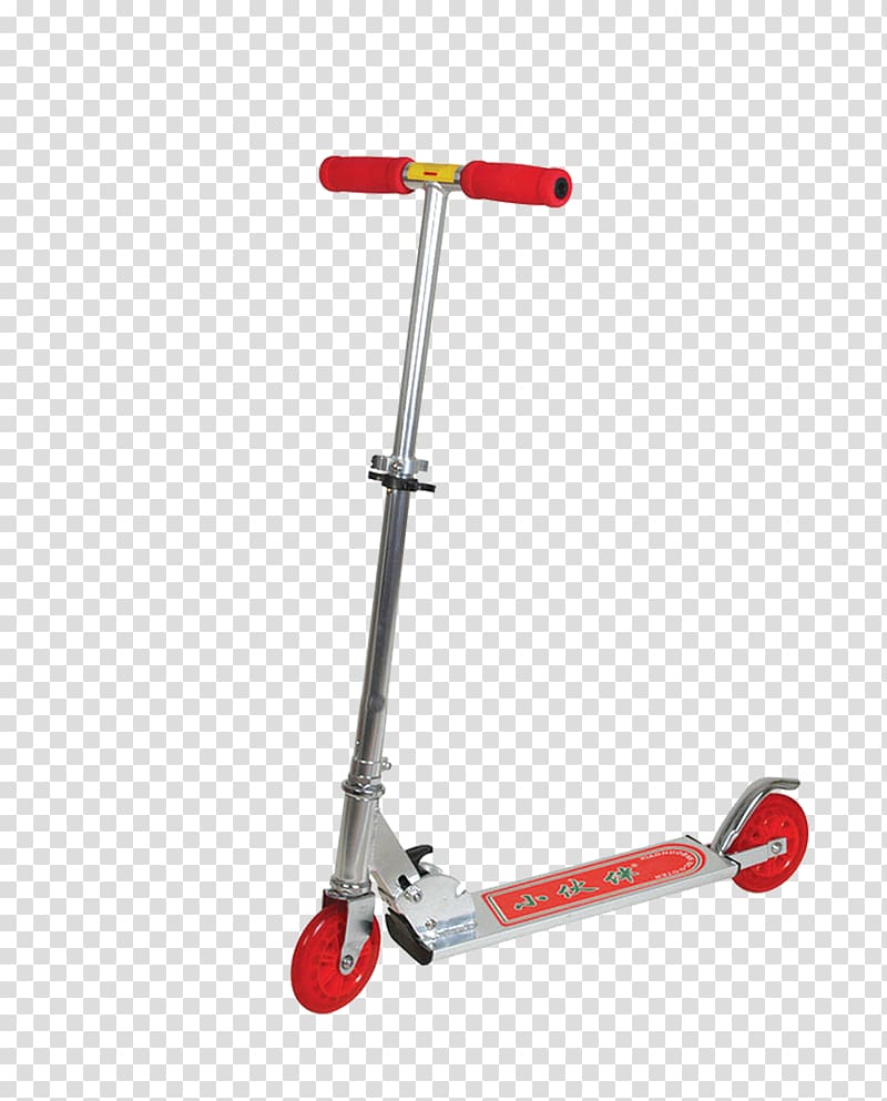 Kick scooter Red, Red Scooter transparent background PNG clipart