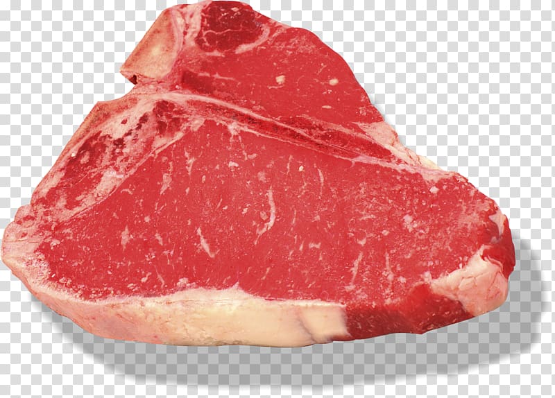 Steak tartare T-bone steak Beef Meat, meat transparent background PNG clipart
