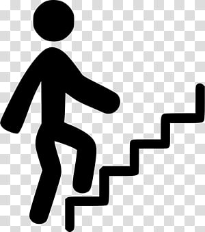 running stairs clipart