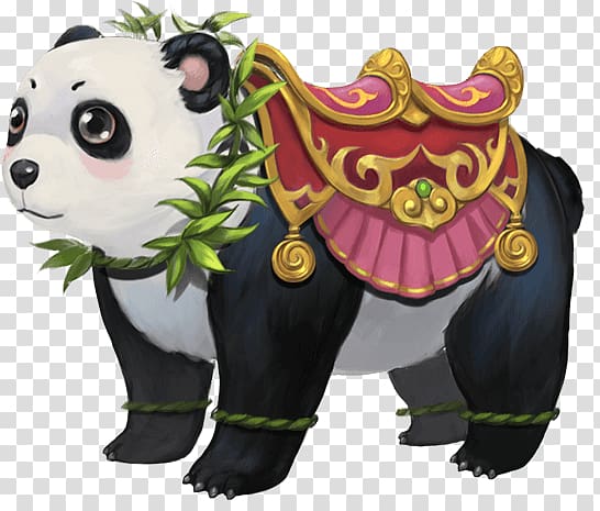 Giant panda Illustration, panda transparent background PNG clipart