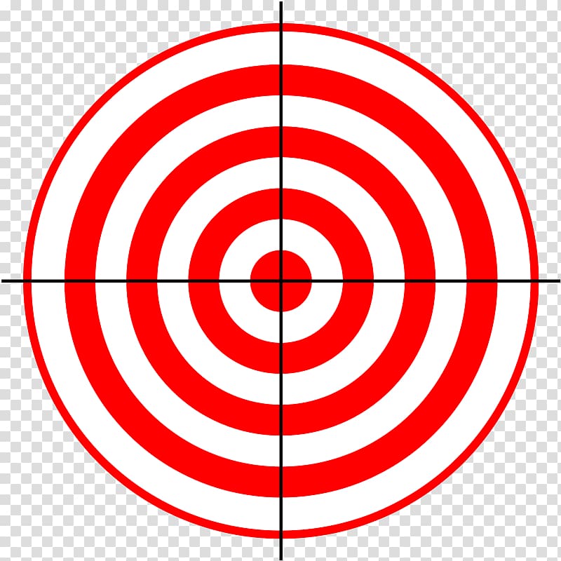 red and white target illustration, Target Corporation Shooting target Target practice Bullseye, Of Targets transparent background PNG clipart