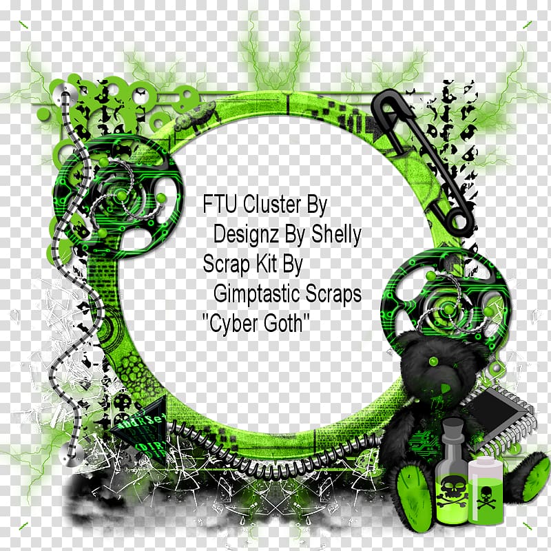 Graphics Green Frames Font Brand, cyber punk transparent background PNG clipart