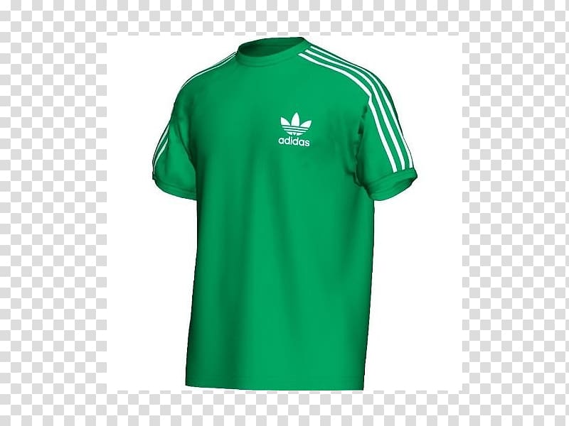 T-shirt Sports Fan Jersey Adidas Sleeve Green, T-shirt transparent background PNG clipart