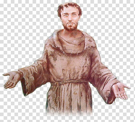 Francis of Assisi Saint Order of Friars Minor Capuchin Franciscan, pancho transparent background PNG clipart