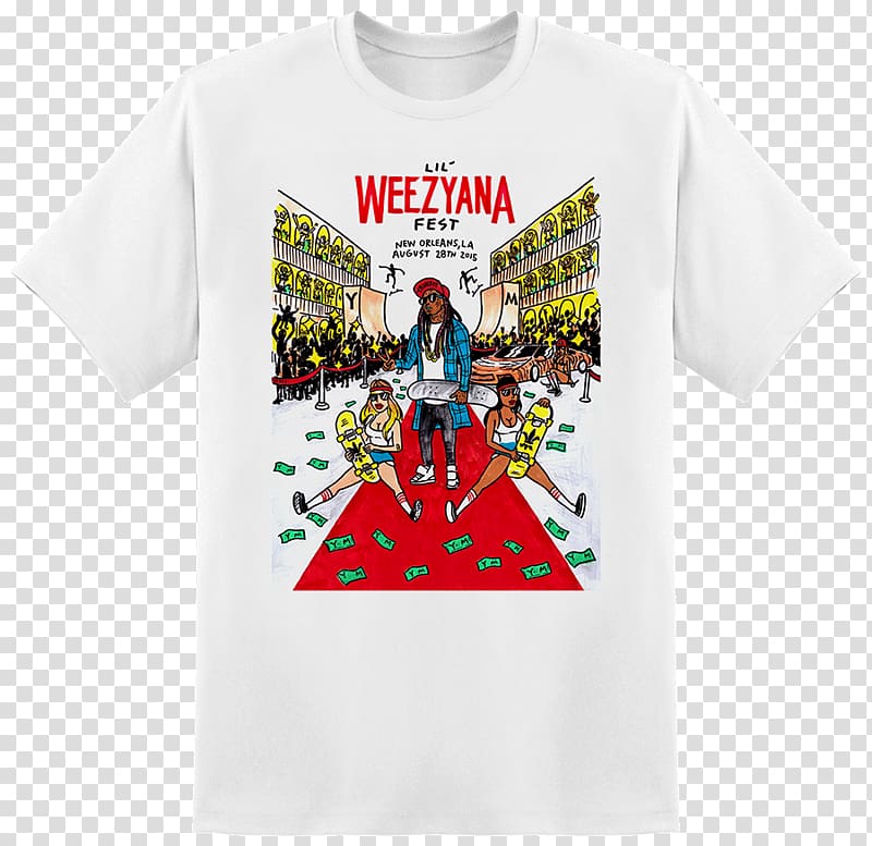 T-shirt Free Weezy Album Young Money Entertainment Rapper Concert, T-shirt transparent background PNG clipart