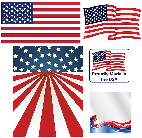 USA flag illustrations, Flag of the United States , American Flag transparent background PNG clipart