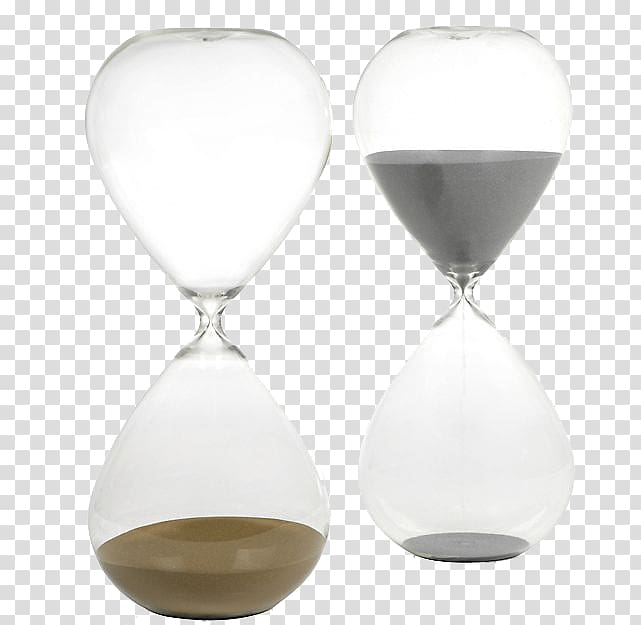 Hourglass Sand Transparency and translucency, glass hourglass timer Home Decoration transparent background PNG clipart