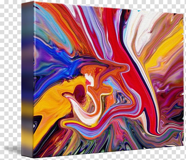 Modern art Painting Canvas print, painting transparent background PNG clipart