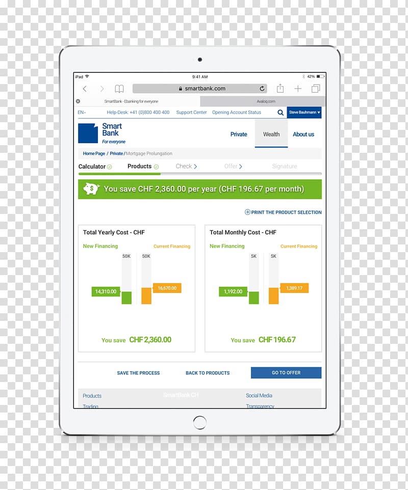 Computer program Deutsche Bank Avaloq User interface, bank transparent background PNG clipart