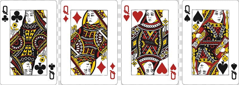 Playing card Standard 52-card deck Poker Gambling, Q exquisite cards templates transparent background PNG clipart