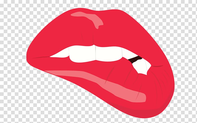Lipstick How I Love You Biting, Pink Lip transparent background PNG clipart