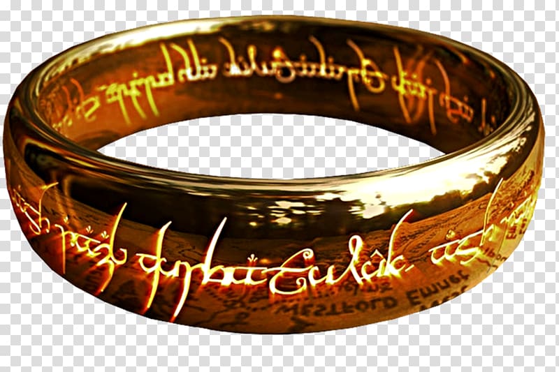 Lord of the Ring ring, The Lord of the Rings The Hobbit Sauron Frodo Baggins One Ring, lord transparent background PNG clipart