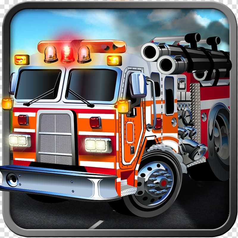 Fire engine Helicopter Landing 3D Police Arrest Simulator 3D Car Android, car transparent background PNG clipart