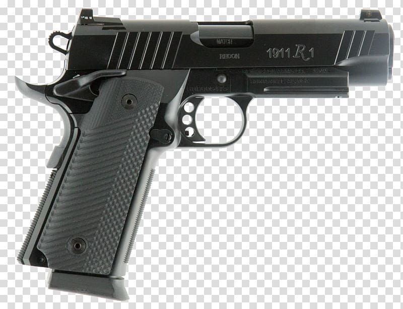 M1911 pistol Firearm .45 ACP Magazine, Handgun transparent background PNG clipart