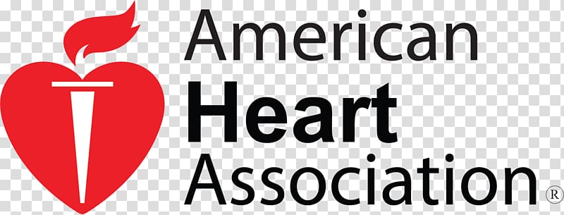 American Heart Association Basic life support Advanced cardiac life support Cardiopulmonary resuscitation Cardiovascular disease, association logo transparent background PNG clipart