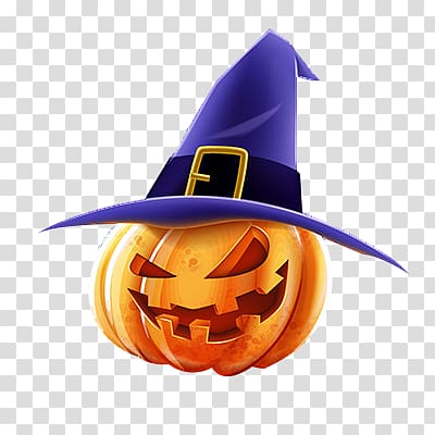 halloween pumpkin hat creative magic transparent background PNG clipart