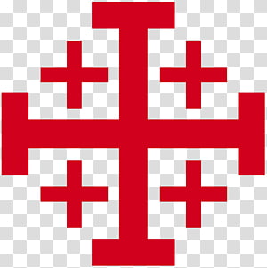 Kingdom of Jerusalem Church of the Holy Sepulchre Crusades Jerusalem cross Christian cross, christian cross transparent background PNG clipart thumbnail