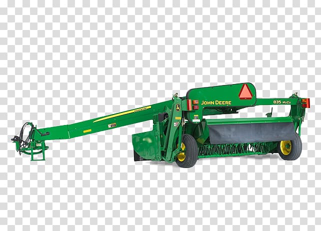 John Deere Conditioner Mower Tractor Hay, dry cleaning machine transparent background PNG clipart